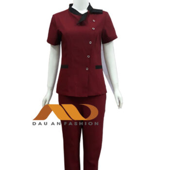 đồng phục màu đỏ đô QS0008