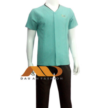đồng phục nhân viên màu xanh da trời