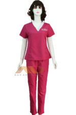 đồng phục nhân viên màu hồng