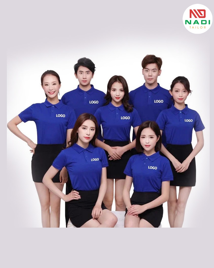 Đối với văn phòng thì cần lựa chọn form dáng lịch sự, đứng dáng Áo đồng phục công ty