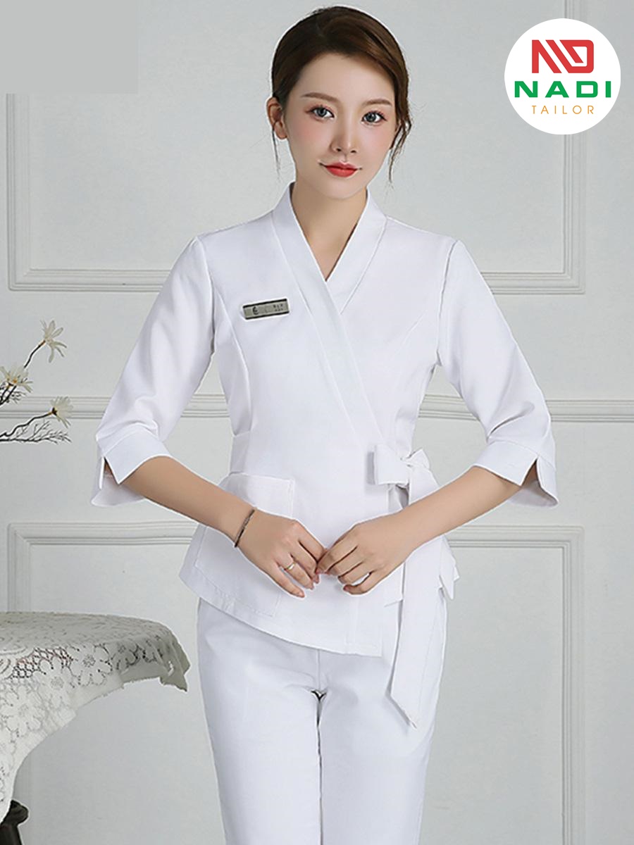 Đồng phục Spa Hàn Quốc cho quản lý chuyên nghiệp, hiện đại, đăng cấp sang trọng