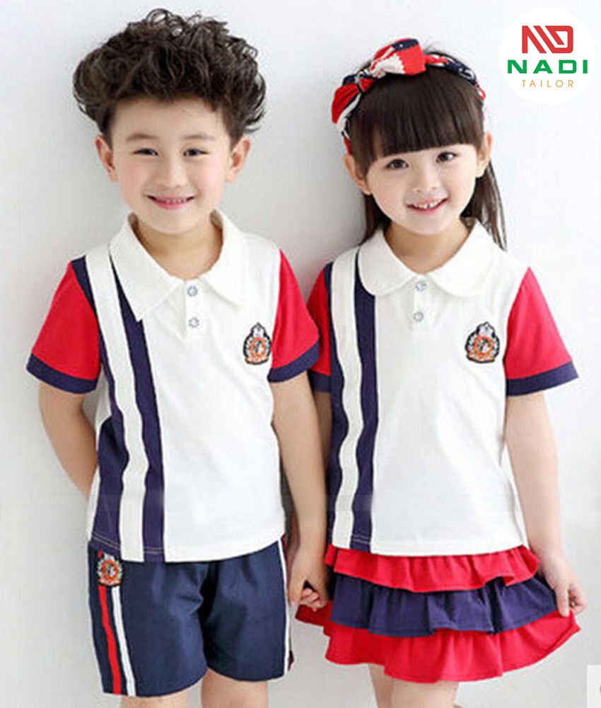 Đồng phục mầm non với những màu sắc sặc sỡ bắt mắt hơn Tiêu biểu những mẫu đồng phục của mầm non