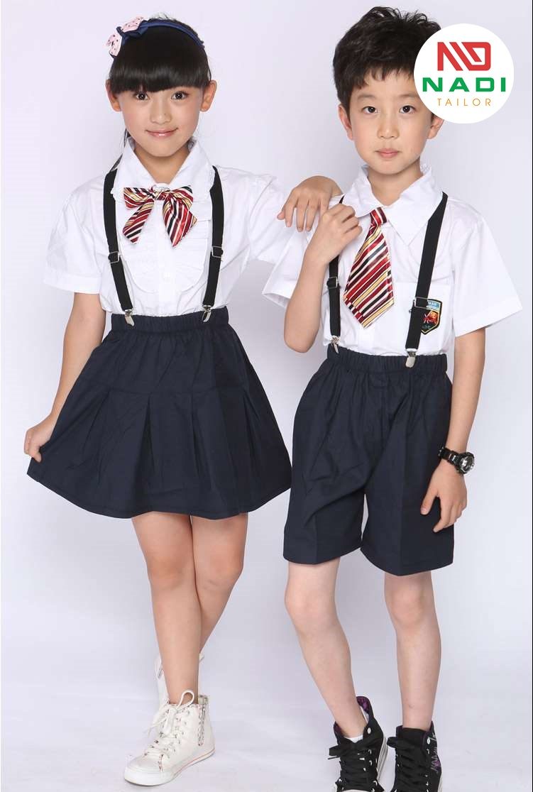 Một số đồng phục phá cách riêng biệt theo Hàn Quốc dành cho các em học sinh trường tư đồng phục tiểu học