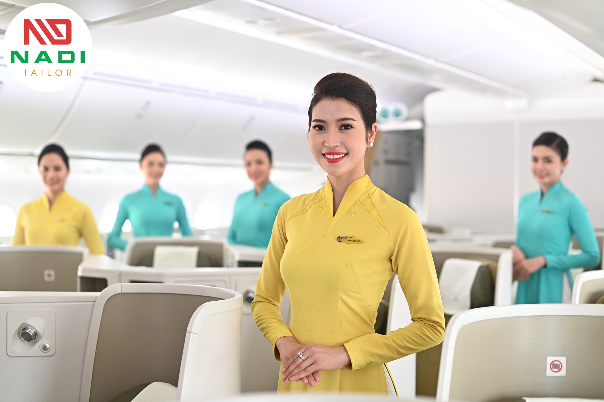 Áo Dài Đồng Phục Công Sở Đẹp - Kinh Nghiệm Đặt May áo dài đồng phục Vietnam Airlines