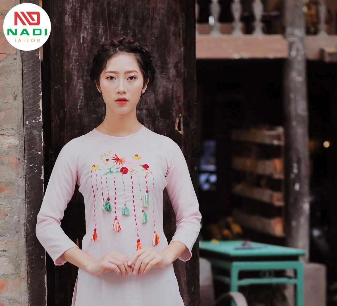 Áo Dài Đồng Phục Công Sở Đẹp - Kinh Nghiệm Đặt May Áo dài