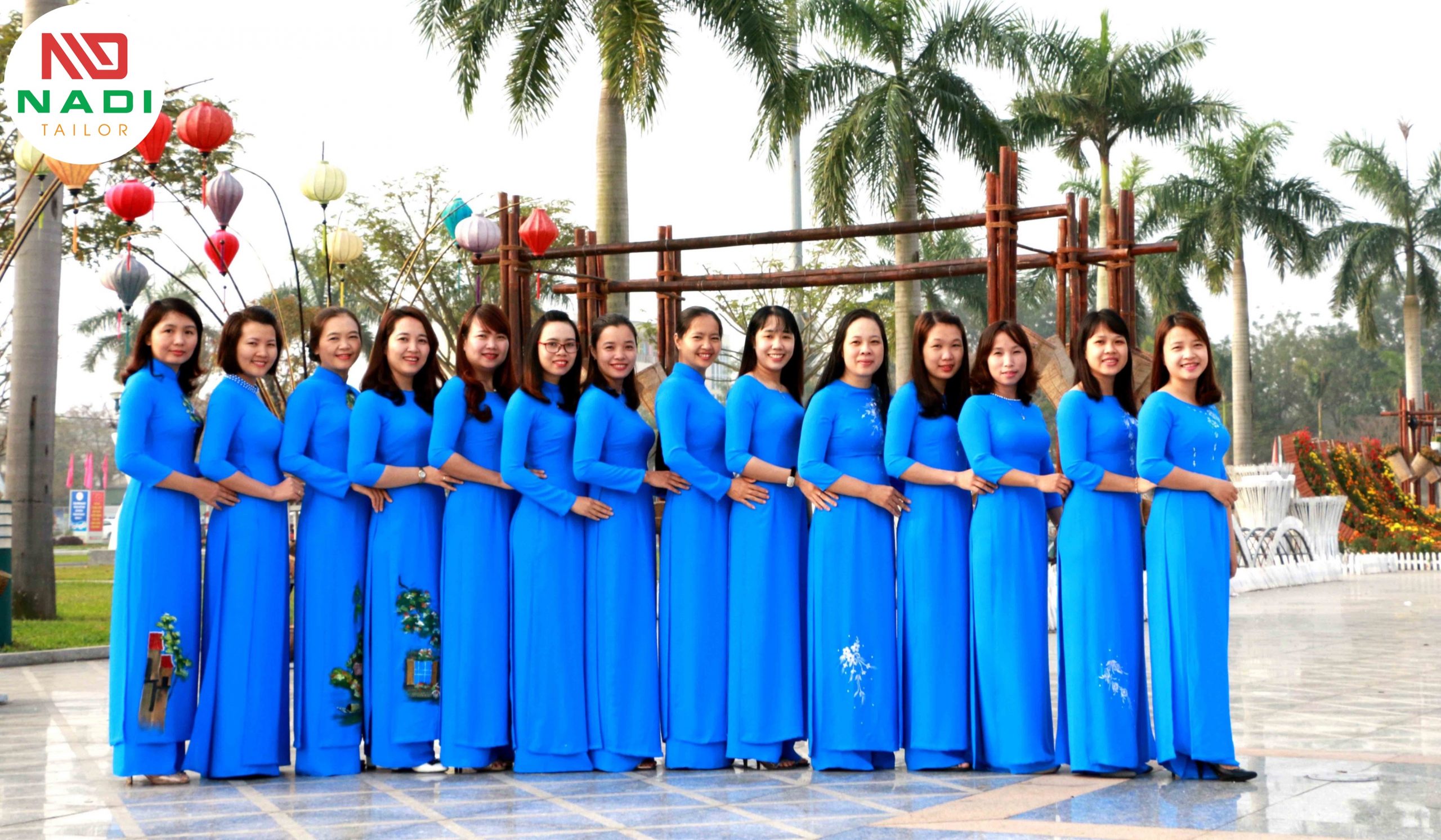Áo Dài Đồng Phục Công Sở Đẹp - Kinh Nghiệm Đặt May đồng phục áo dài công sở