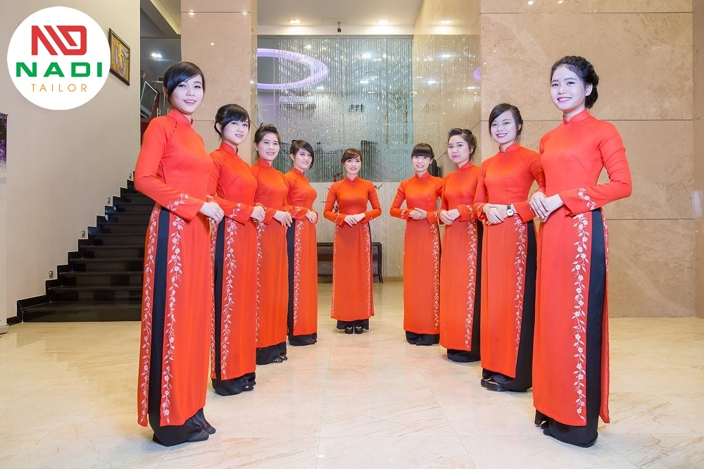Áo Dài Đồng Phục Công Sở Đẹp - Kinh Nghiệm Đặt May