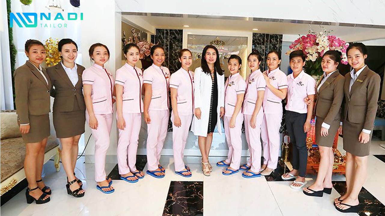 Nét đẹp đồng phục thẩm mỹ viện Nét đẹp đồng phục thẩm mỹ viện