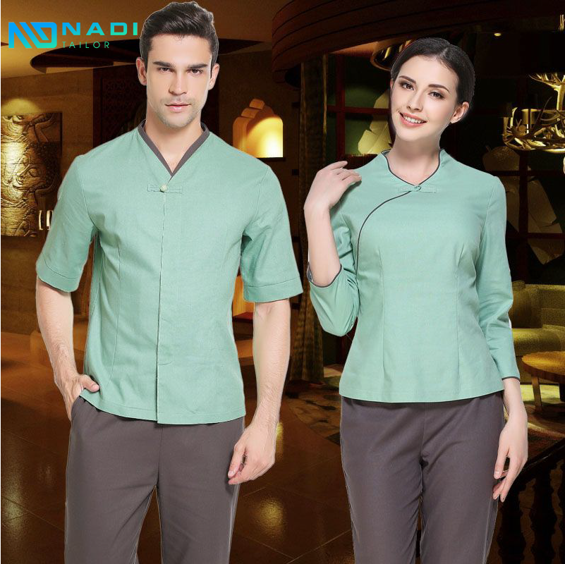 Mẫu thiết kế đồng phục thẩm mỹ viện dành cho cả nam và nữ Mẫu thiết kế đồng phục thẩm mỹ viện dành cho cả nam và nữ