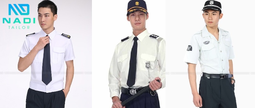 Doanh nghiệp thường đặt may quần tây và cà vạt tông đen - xanh đen khi kết hợp áo trắng cho nhân viên. Doanh nghiệp thường đặt may quần tây và cà vạt tông đen - xanh đen khi kết hợp áo trắng cho nhân viên.