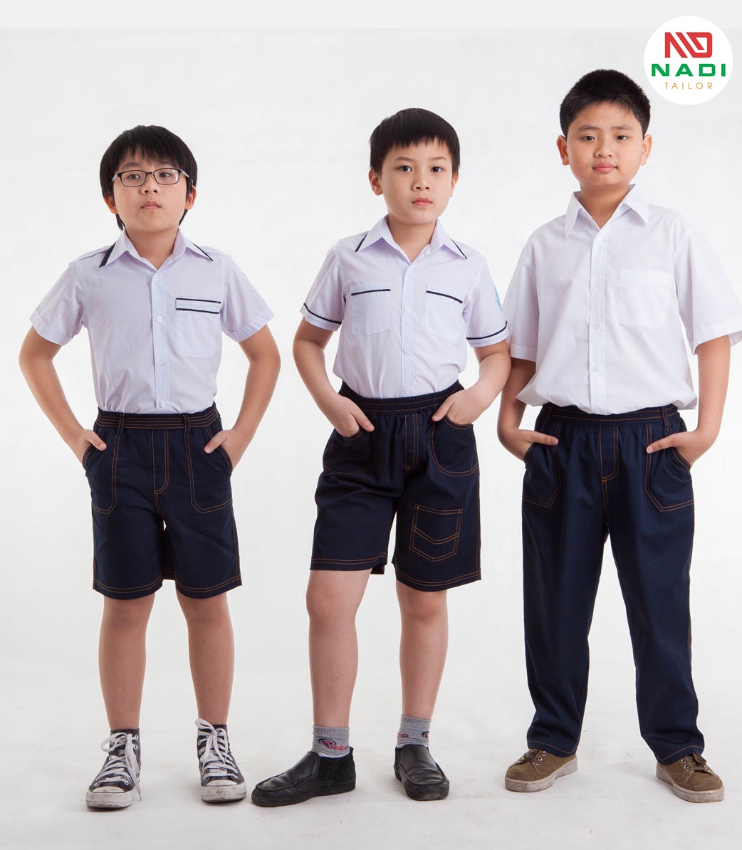 Các mẫu đồng phục học sinh nam này phù hợp với mọi trường tiểu học, đáp ứng đủ các tiêu chí Đồng phục dành cho bé trai