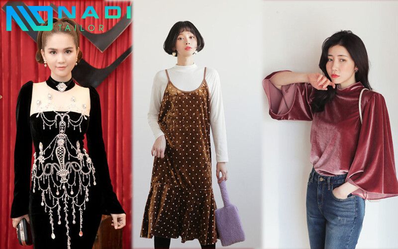 Tính ứng dụng cao của vải nhung trong ngành thời trang Tính ứng dụng cao của vải nhung trong ngành thời trang