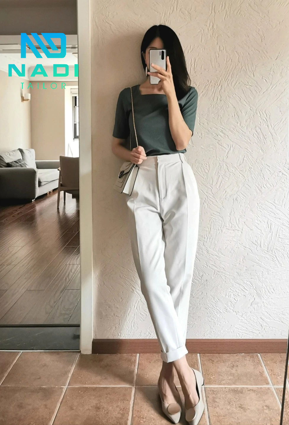 Phối đồ đi làm trẻ trung đơn giản Phối đồ đi làm trẻ trung đơn giản