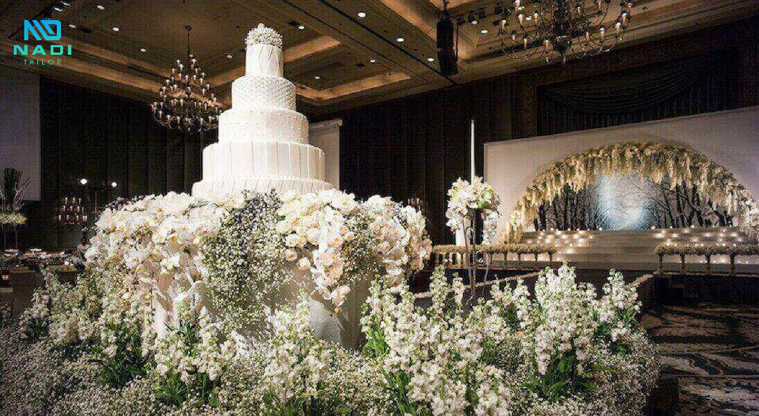Cách bày trí nhà hàng tiệc cưới Tiệc cưới với màu trắng