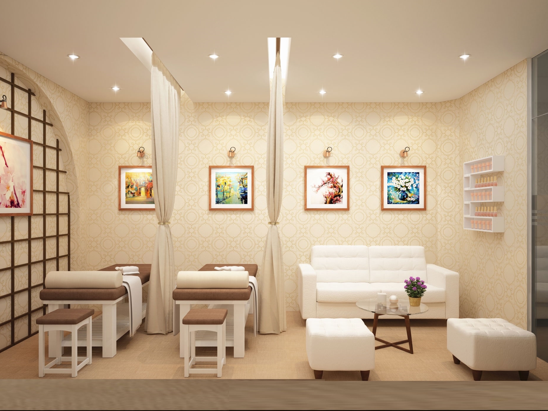Không gian là một yếu tố rất quan trọng trong việc kinh doanh spa