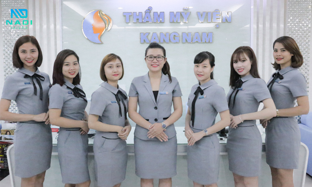 Bảng giá đồng phục thẩm mỹ viện đồng phục Nadi