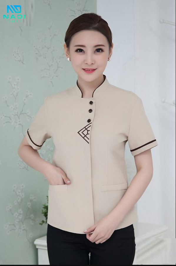 Mẫu đồng phục tươi tắn với gam màu nhã nhặn, bắt mắt Mẫu đồng phục tươi tắn với gam màu nhã nhặn, bắt mắt