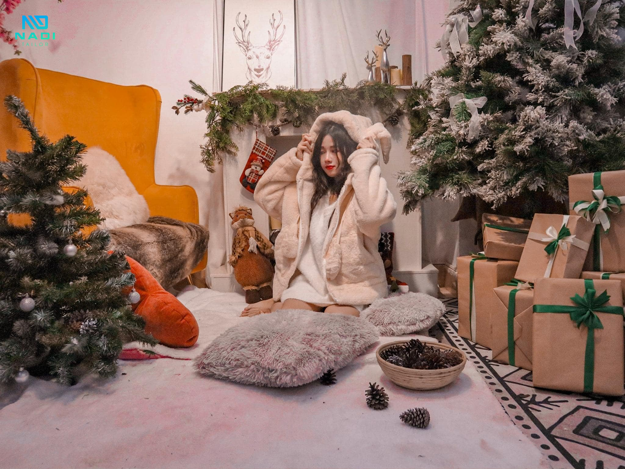 Trang trí với cây thông noel Trang trí với cây thông noel
