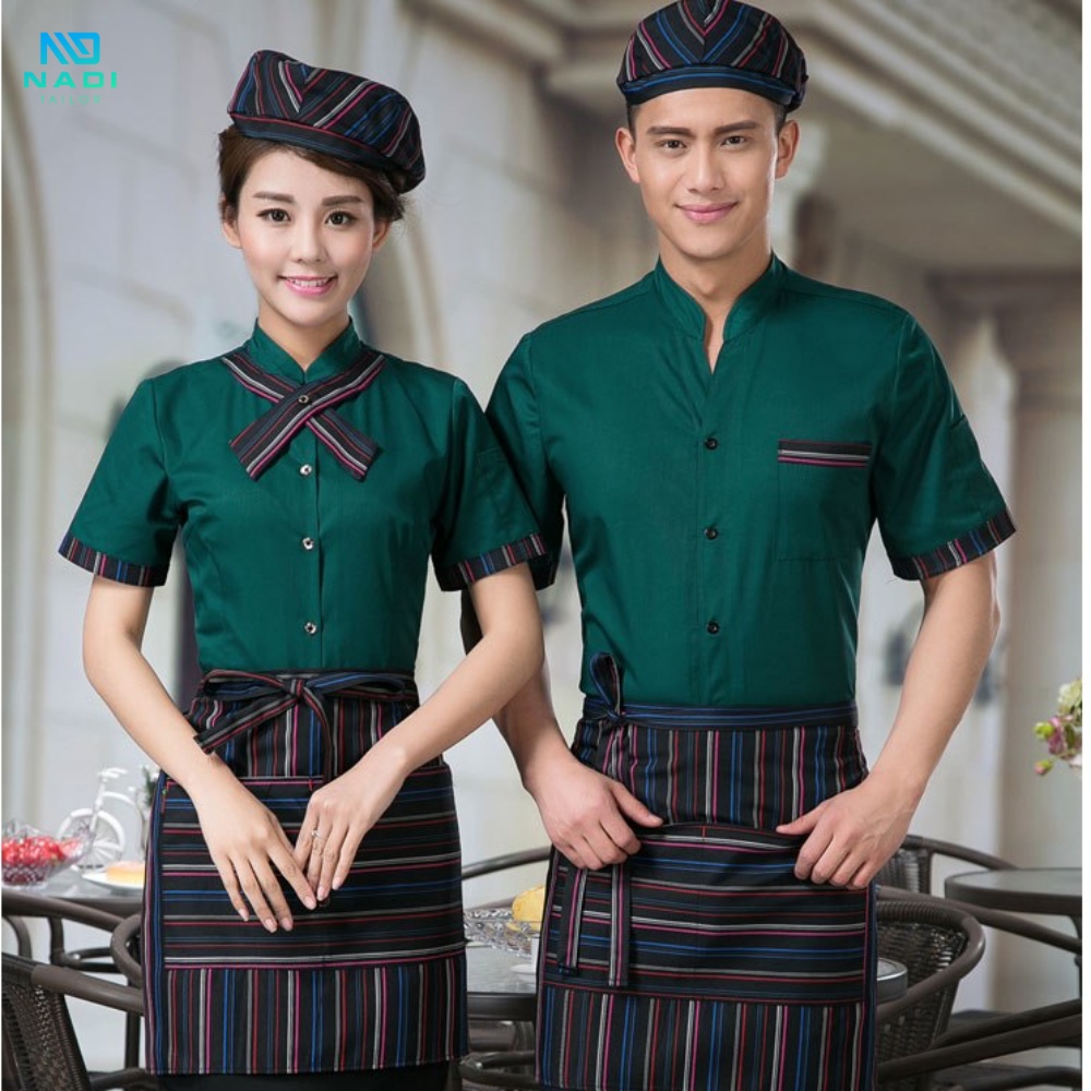 Một số mẫu áo đồng phục dành cho nhân viên quán buffet chay Một số mẫu áo đồng phục dành cho nhân viên quán buffet chay