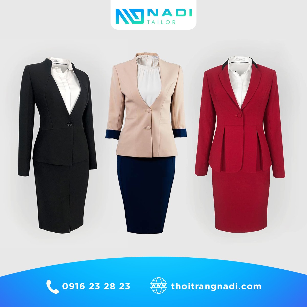 Mẫu chân váy công sở