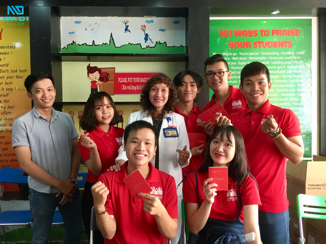 Đồng phục của trung tâm anh ngữ ACTIOB Đồng phục của trung tâm anh ngữ ACTIOB