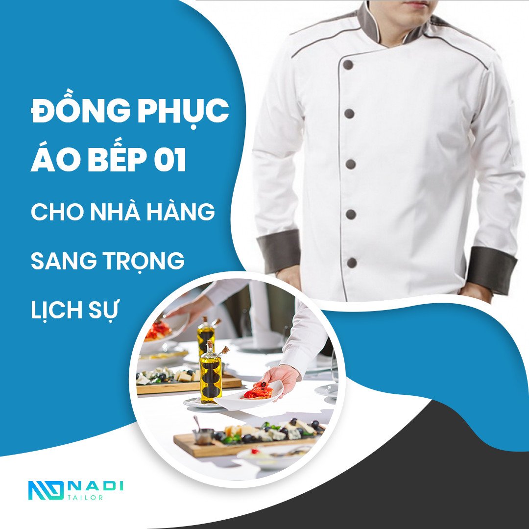 Áo đồng phục nhân viên nhà hàng may sẵn Áo đồng phục nhân viên nhà hàng may sẵn