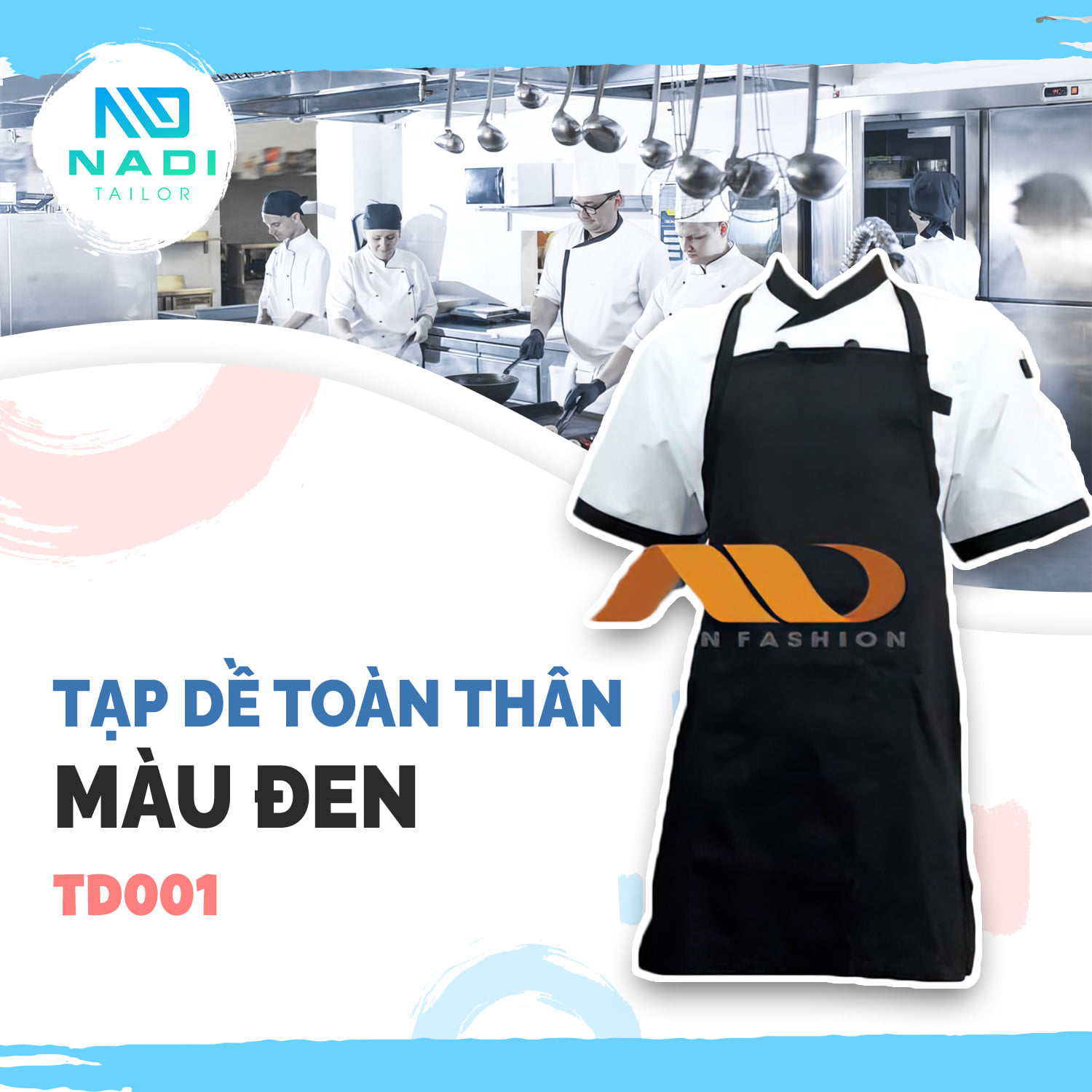 Tạp dề bếp nhà hàng uy tín