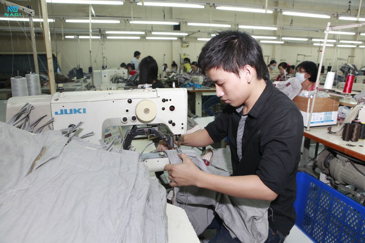 Quy trình hoạt động của xưởng may gia công Quy trình hoạt động của xưởng may gia công