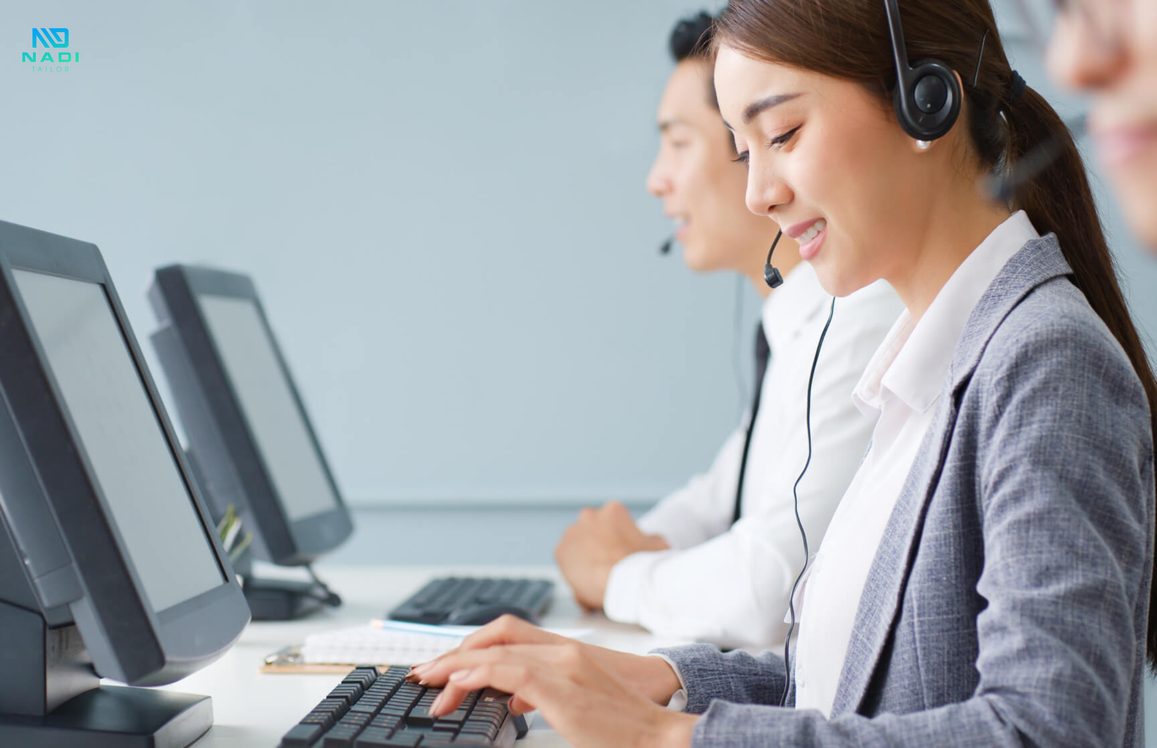Hầu hết các doanh nghiệp, đặc biệt là những công ty có quy mô vừa và lớn, đều có một bộ phận chăm sóc khách hàng riêng biệt. Hầu hết các doanh nghiệp, đặc biệt là những công ty có quy mô vừa và lớn, đều có một bộ phận chăm sóc khách hàng riêng biệt.