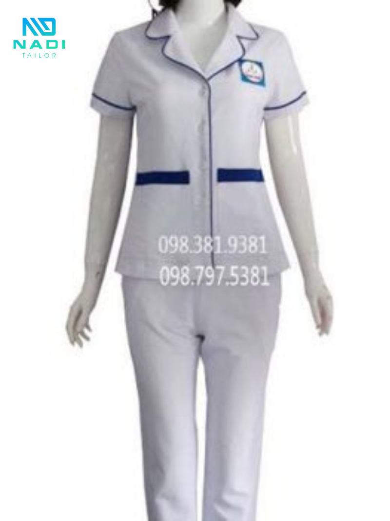 Áo blouse có cầu vai với quần ống suông Áo blouse có cầu vai với quần ống suông