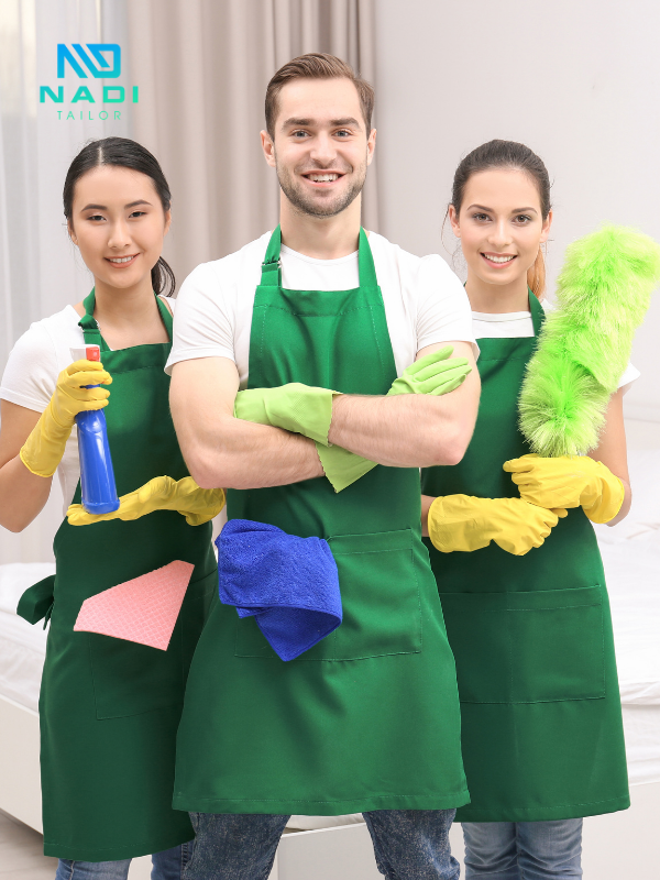 10+ đồng phục nhân viên vệ sinh dọn dẹp bền đẹp, an toàn, tiện dụng
