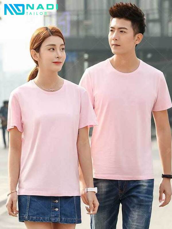 Áo phông đồng phục công sở màu pastel