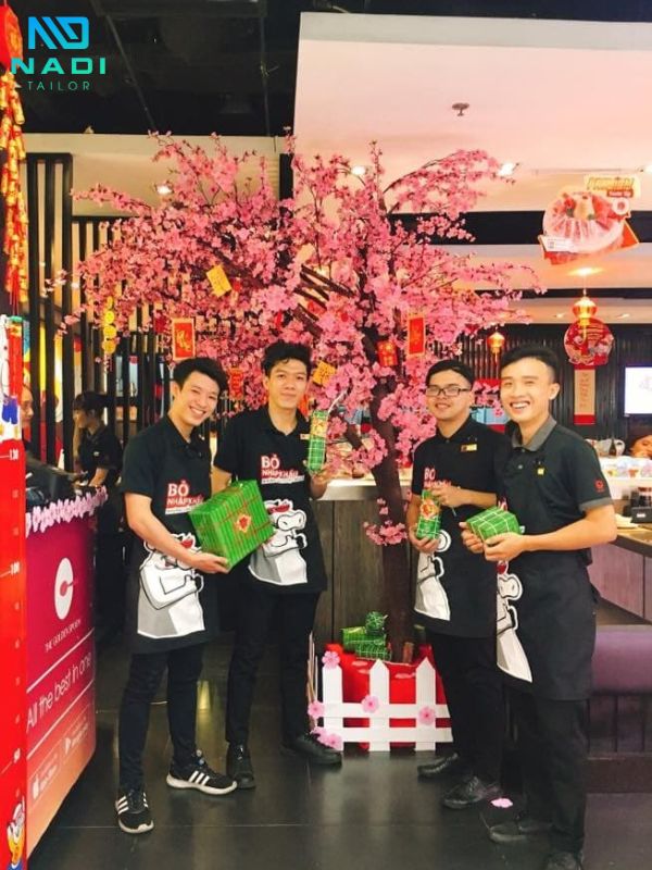 Điểm nhấn trong thiết kế đồng phục Kichi Kichi