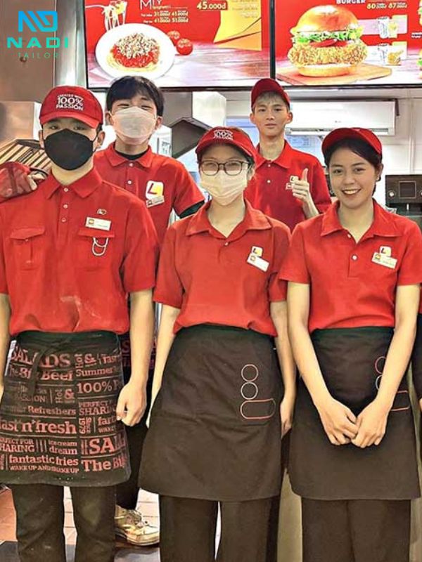Áo đồng phục Lotteria