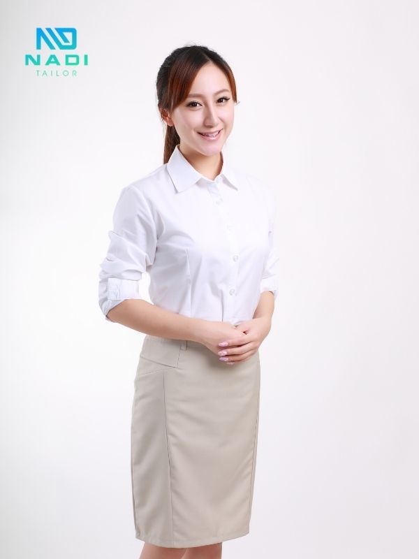 Tips chọn mẫu áo sơ mi nữ may sẵn phù hợp