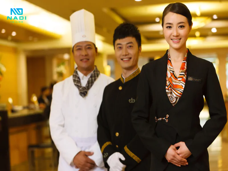 Có nhiều lựa chọn mẫu đồng phục khác nhau tùy thuộc vào phong cách của nhà hàng