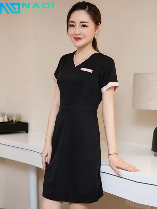 Váy liền thân cho nhân viên nữ