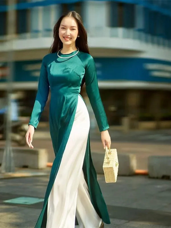 5 Kiểu Áo Dài Đồng Phục Công Sở Được Ưa Chuộng Hiện Nay