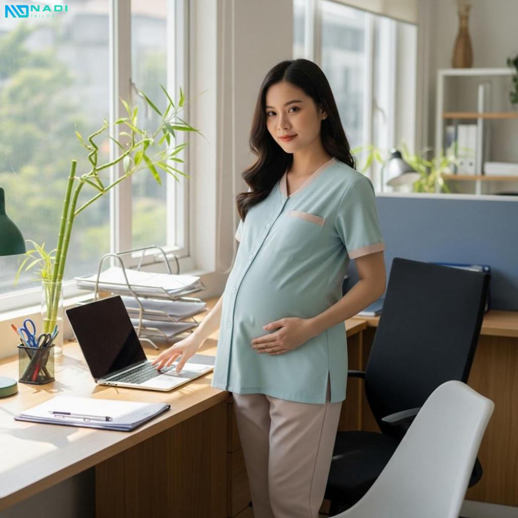 Các kiểu dáng đồng phục bầu công sở Các kiểu dáng đồng phục bầu công sở