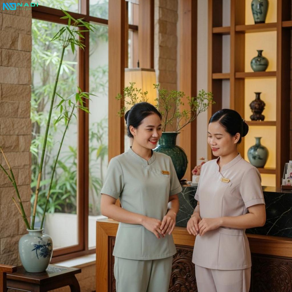 Các loại đồng phục spa cao cấp phổ biến Các loại đồng phục spa cao cấp phổ biến