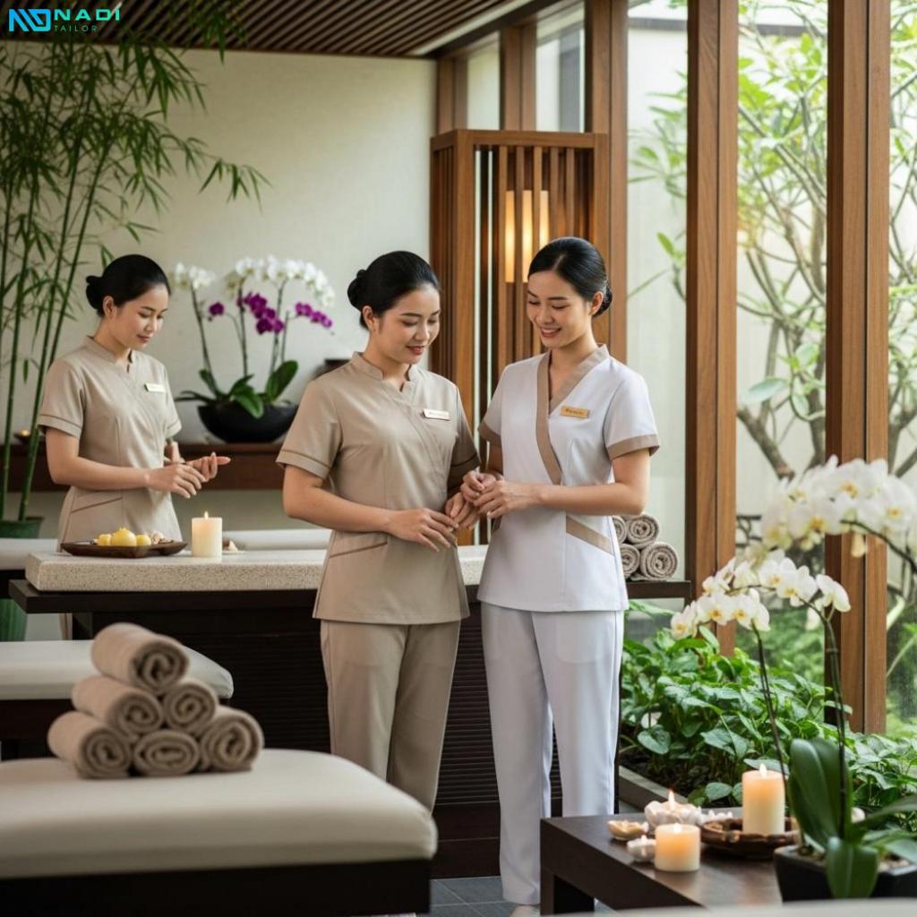 Quy trình đặt may đồng phục spa cao cấp Quy trình đặt may đồng phục spa cao cấp