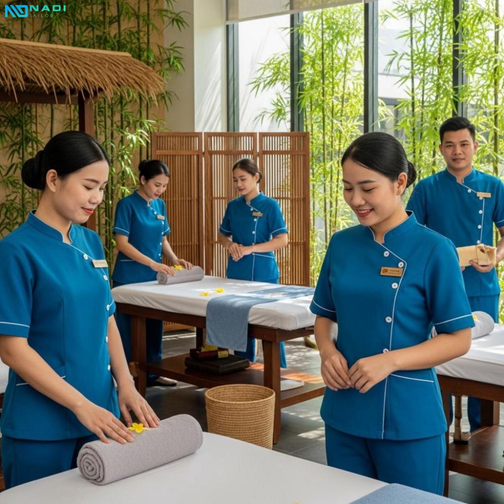 Ý nghĩa và lợi ích của đồng phục spa màu xanh Ý nghĩa và lợi ích của đồng phục spa màu xanh