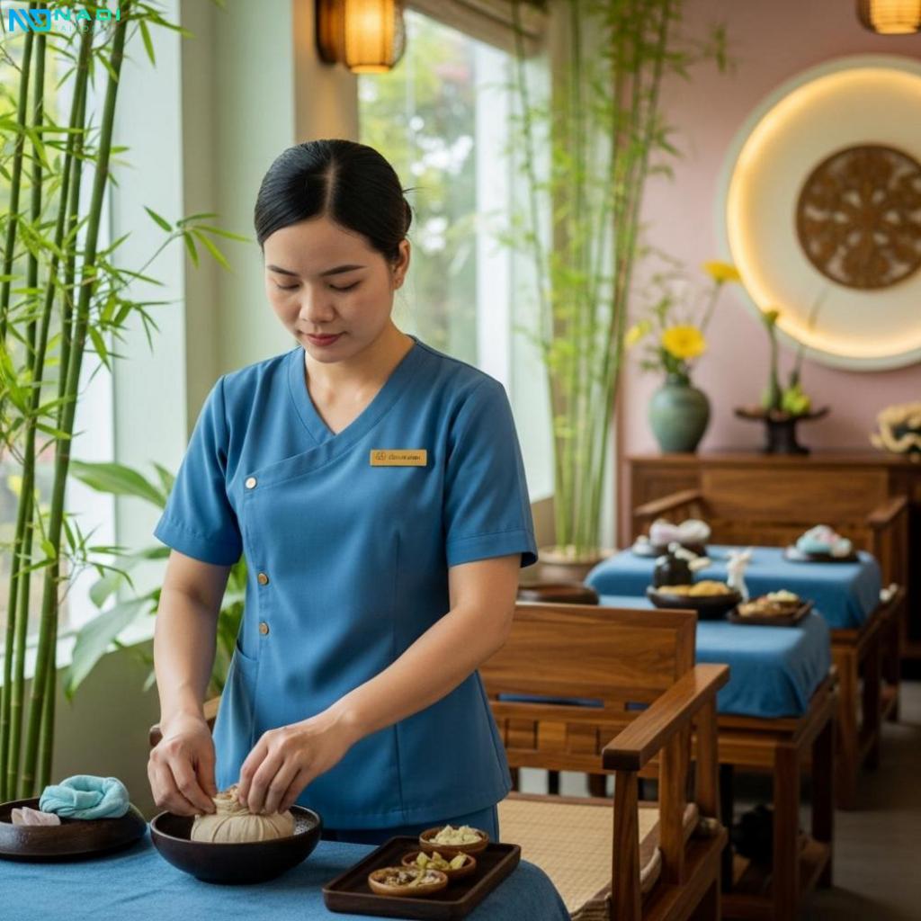 Quy trình đặt may và lựa chọn nhà cung cấp đồng phục spa màu xanh Quy trình đặt may và lựa chọn nhà cung cấp đồng phục spa màu xanh