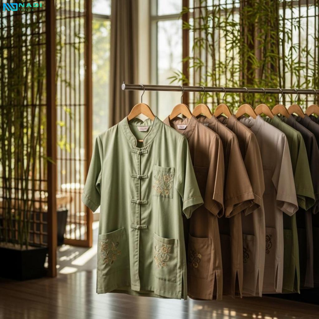 Chất liệu và tiêu chí chọn đồng phục spa Trung Quốc Chất liệu và tiêu chí chọn đồng phục spa Trung Quốc