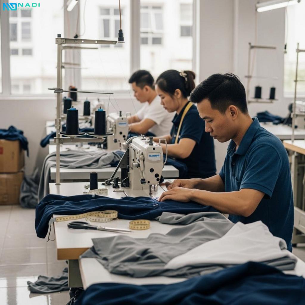Quy trình đặt may đồng phục công sở tại xưởng