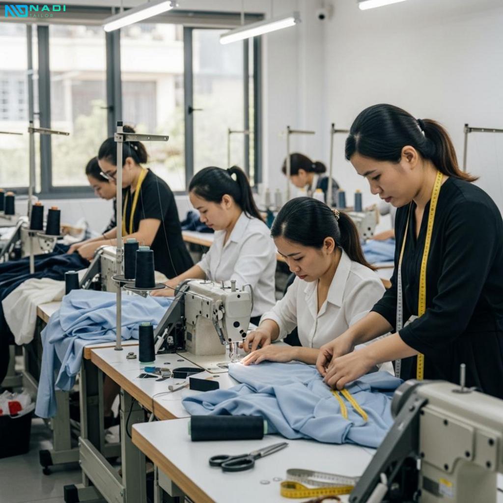 Quy trình đặt may đồng phục công sở tại gò vấp