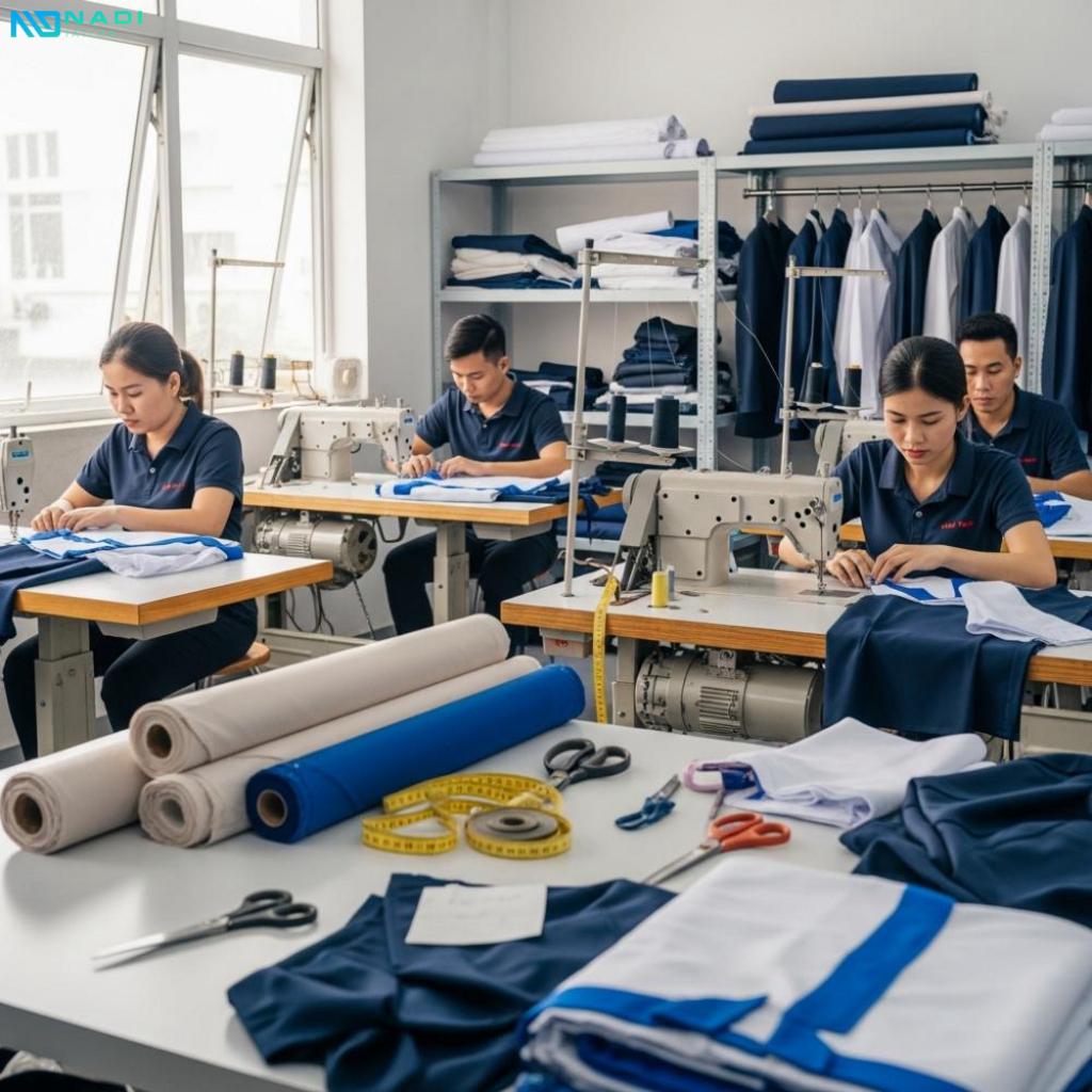 Quy trình đặt may đồng phục công sở tại tân bình