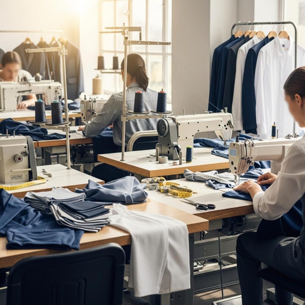 Xưởng May Đồng Phục Công Sở Tại Quận Tân Phú Giá Rẻ, Uy Tín