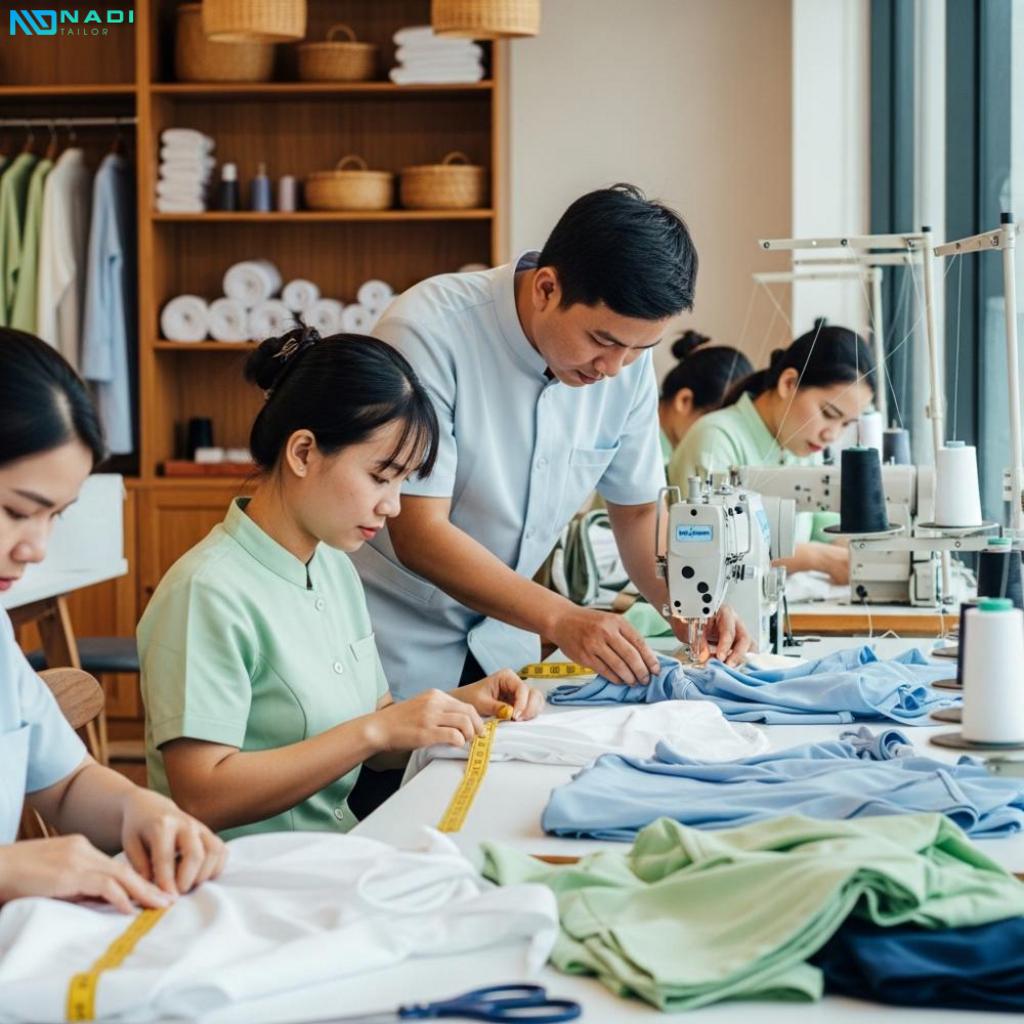 Quy trình đặt may đồng phục spa tại quận 2 Quy trình đặt may đồng phục spa tại quận 2