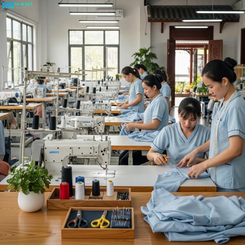 Tổng quan về xưởng may đồng phục spa tại quận 2 Tổng quan về xưởng may đồng phục spa tại quận 2